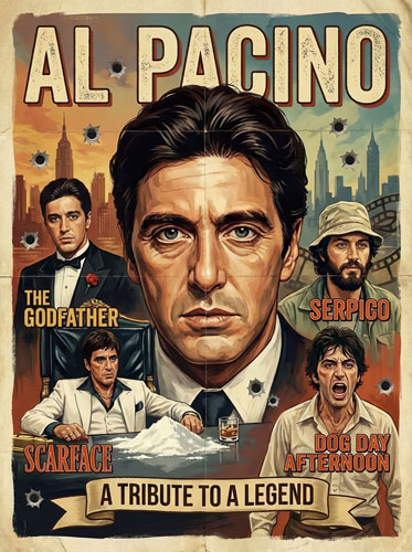 Al Pacino — Golden Era Tributes poster art